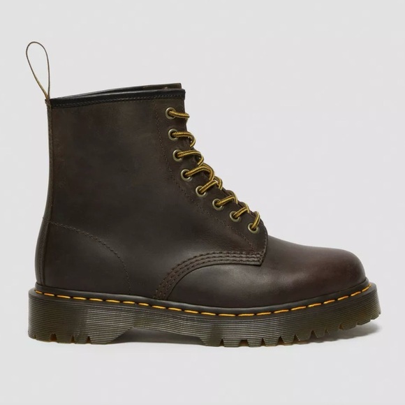 NEW💎Dr. Martens 1460 Bex Dark Brown Leather Boots 5 *AirWalk Bouncy Retail $180 - Picture 3 of 9